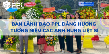 Ban lãnh đạo PPL dâng hương tưởng niệm các anh hùng liệt sĩ